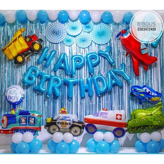 SET TRANG TRÍ SINH NHẬT BÉ TRAI TRỌN GÓI-BÓNG BAY Ô TÔ GIÁ RẺ-TỔ CHỨC SINH NHẬT TẠI NHÀ-BÓNG BAY GIÁ SỈ-BÓNG XE Ô TÔ