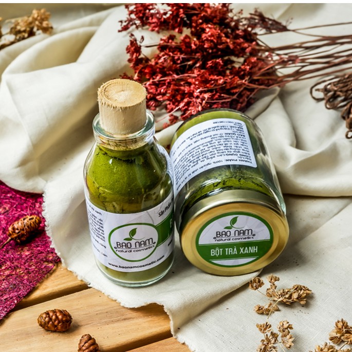 Bột trà xanh làm bánh nguyên chất Bảo Lộc 100g - Bảo Nam