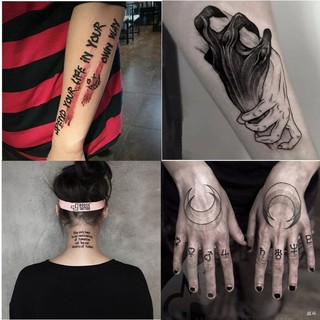☍✥☬ Hình xăm dán tạm thời nhiều mẫu trang tùy chọn