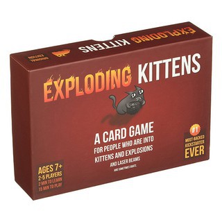 Bộ mèo nổ cơ bản - Thẻ bài Exploding Kitten - Mèo nổ cơ bản - Tặng bọc bài