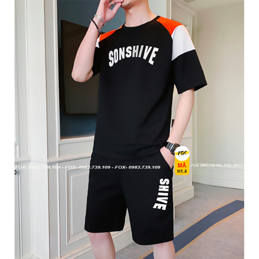 [Bộ thể thao nam mùa hè 2021] - Bộ hè nam hàng loại 1 - Bộ thể thao nam  mã H1.4 - 1