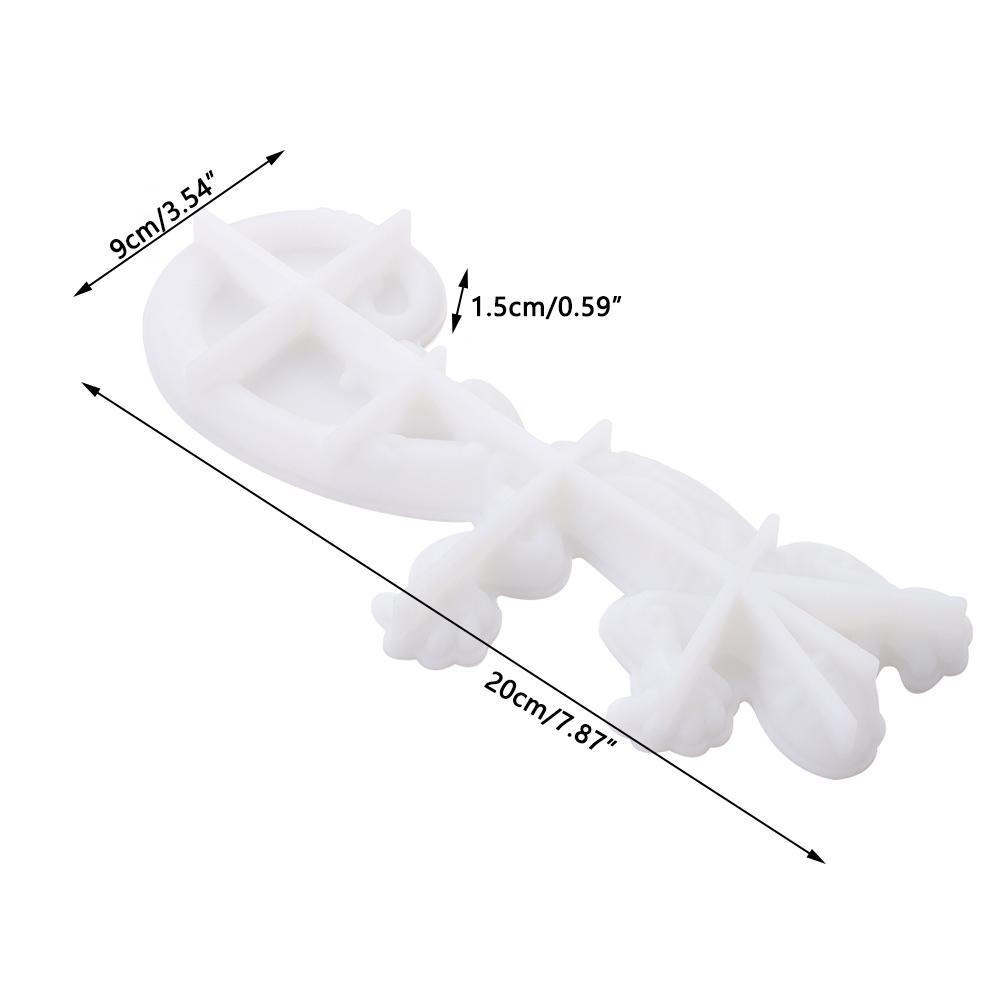 Khuôn Silicone Tạo Hình Con Tắc Kè Trang Trí Tường