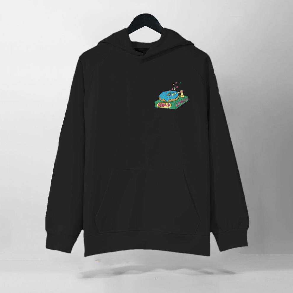 Áo Nỉ HOODIE ADLV 3 màu Be - Đen - Trắng HOT Trend, Form RỘNG CHUẨN Xu Hướng, nỉ bông Cao Cấp Unisex Nam Nữ