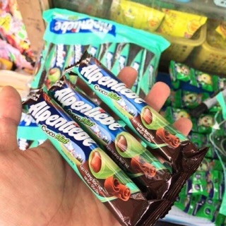 Kẹo alpenliebe bạc hà nhân socola