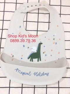 Yếm máng silicon magical holiday cho bé