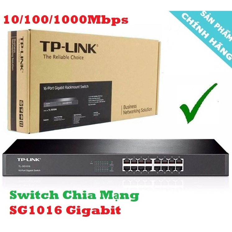Bộ Chia Mạng Switch TPLink TL-SG1016