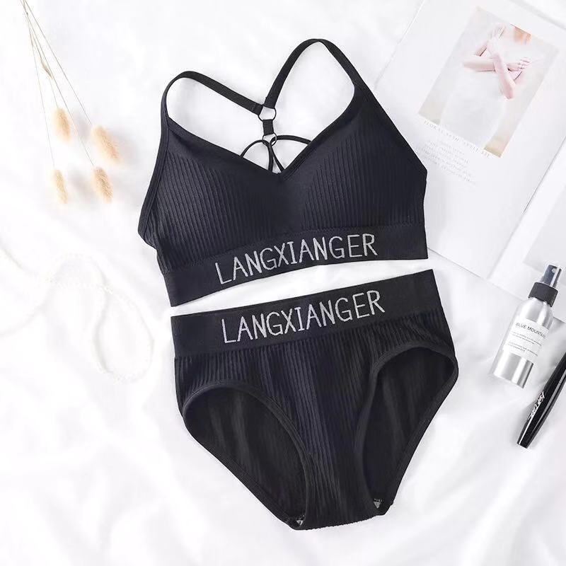 Bộ Đồ Lót Thể Thao Không Gọng Thoải Mái Dành Cho Nữ