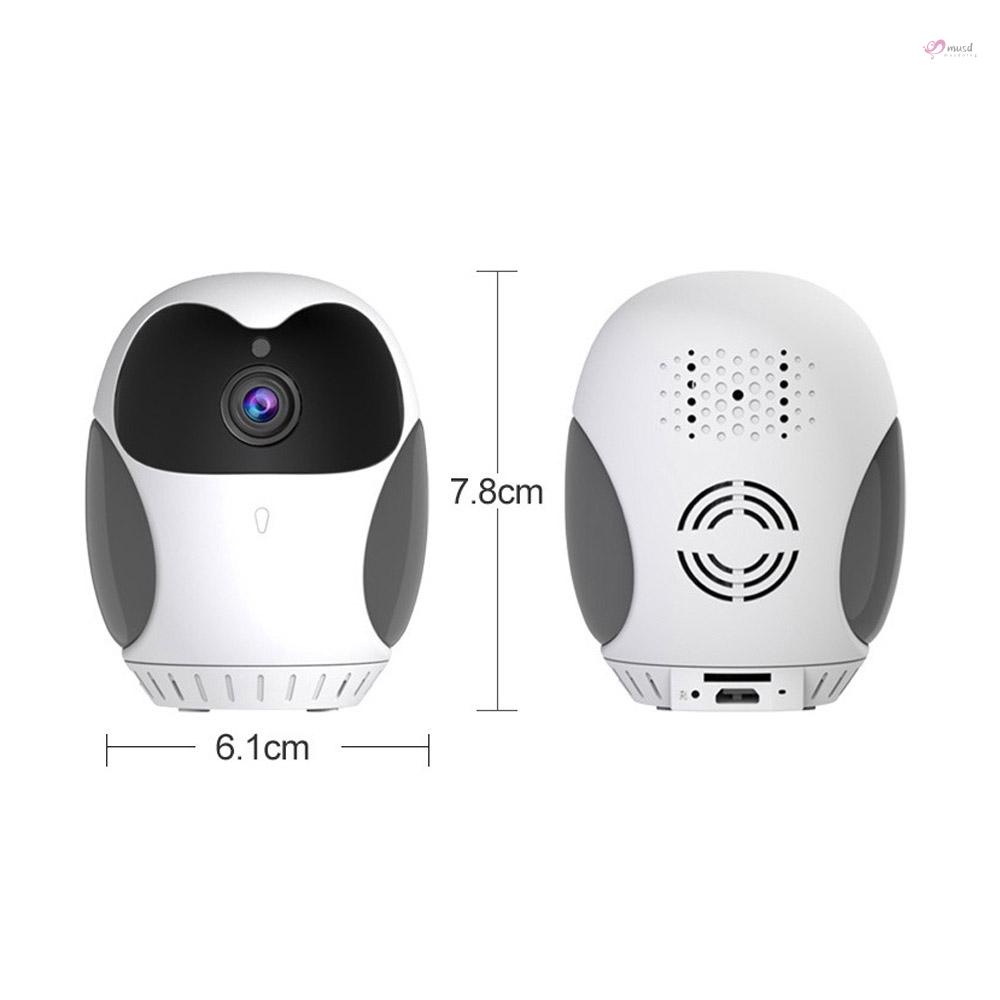 Camera an ninh mini nhìn đêm độ phân giải cao 2 chiều 1080P với đế xoay 360 độ cho gia đình
 | BigBuy360 - bigbuy360.vn