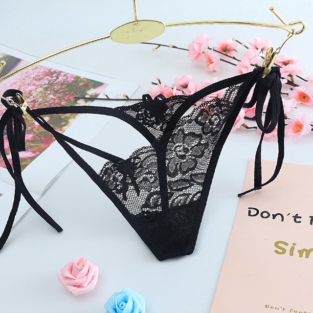 QUẦN LÓT REN LỌT KHE SEXY LINGERIE DÂY BUỘC HÔNG QUYẾN RŨ FIT MỌI LOẠI MÔNG. | BigBuy360 - bigbuy360.vn