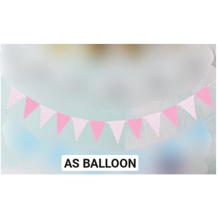 Dây Cờ Treo Tam Giác Ánh Kim Trang Trí Sinh Nhật