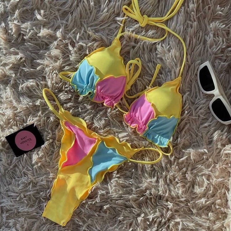 [BABY MONSTER - HÌNH THẬT] Bikini “CANDY” mảnh cột dây gợi cảm