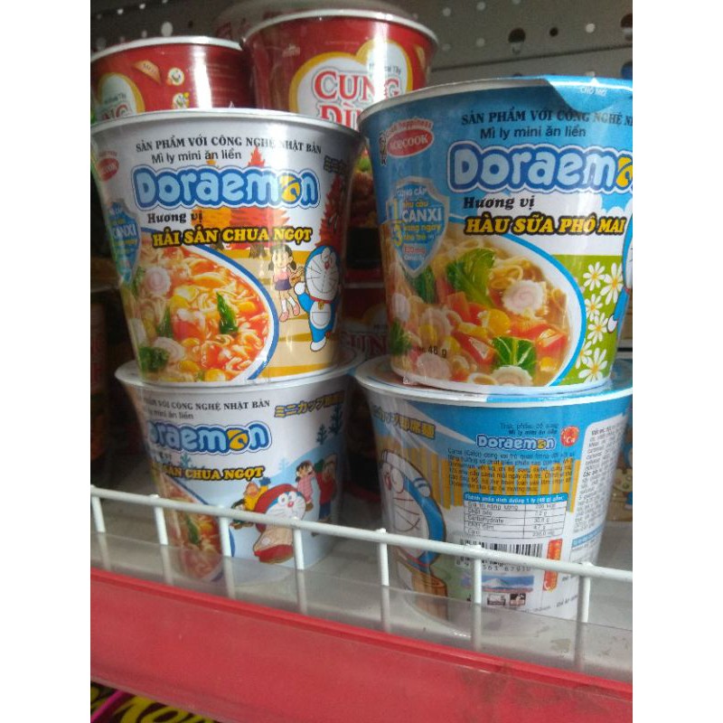 Mì ly mini ăn liền Doremon