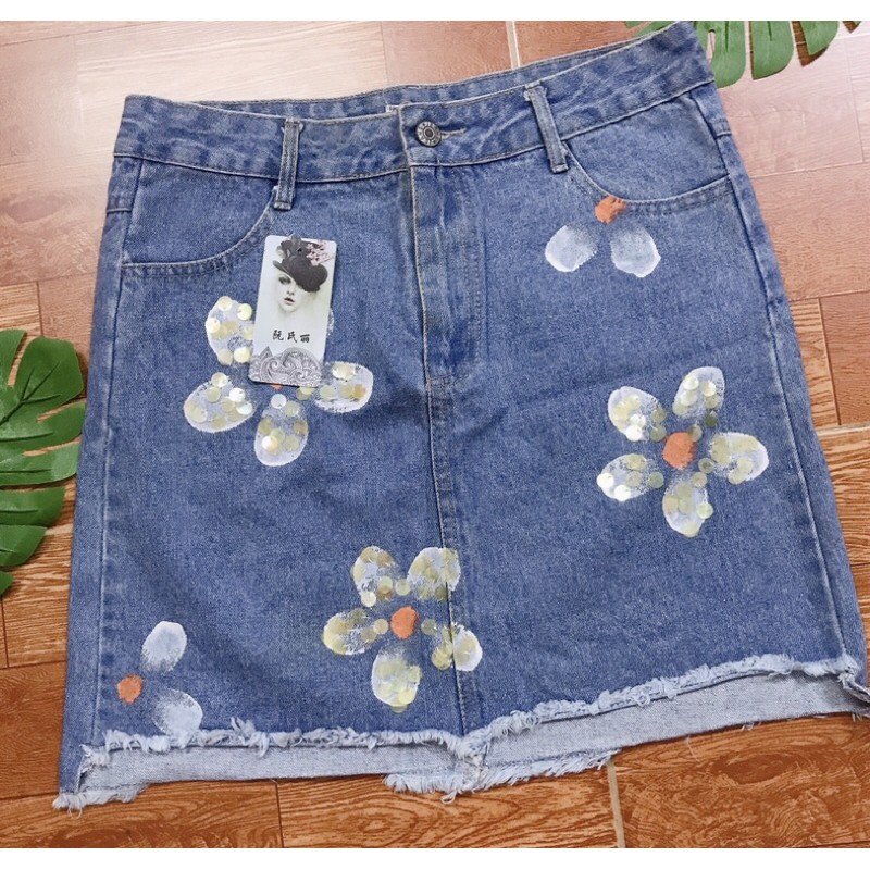 Chân váy jeans 2hand
