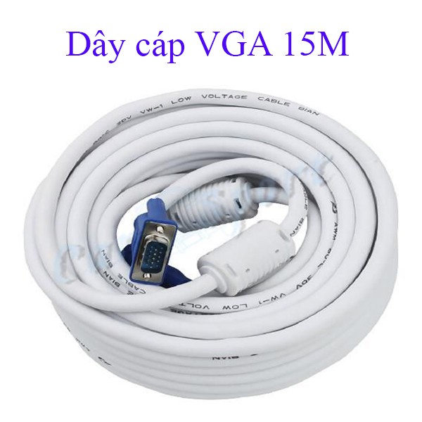 Cáp VGA LCD Kingmaster 15m LOẠI TỐT