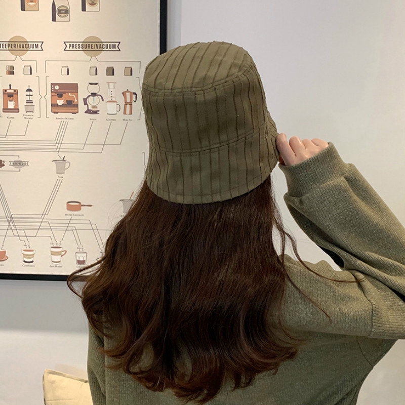 Fashion bucket hat solid color trend new summer retro style