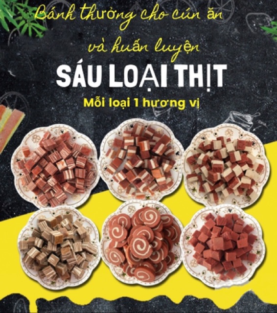 Bánh Thưởng Cho Chó Vị Thịt Bò Gói 100gr