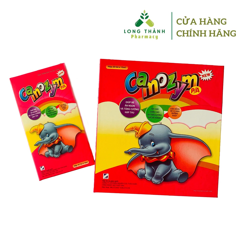 Siro dinh dưỡng Camozym hỗ trợ cho trẻ ăn ngon miệng - hộp 10 túi x 15ml
