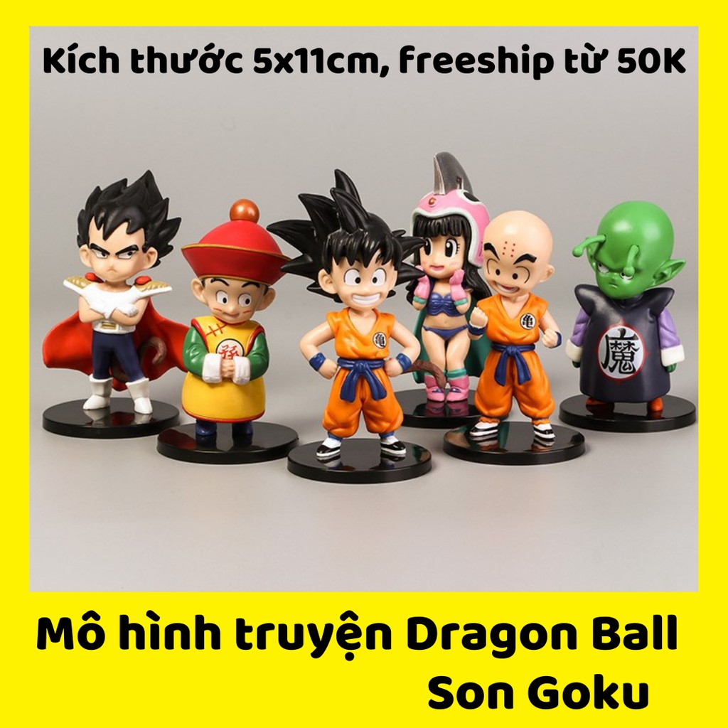 (Freeship) Mô hình Songoku, truyện bảy viên ngọc rồng, DragonBall