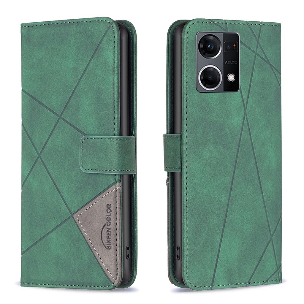 Case for OPPO Reno 7 4G BF05 Ốp Ốp Bao Da Điện Thoại Cho