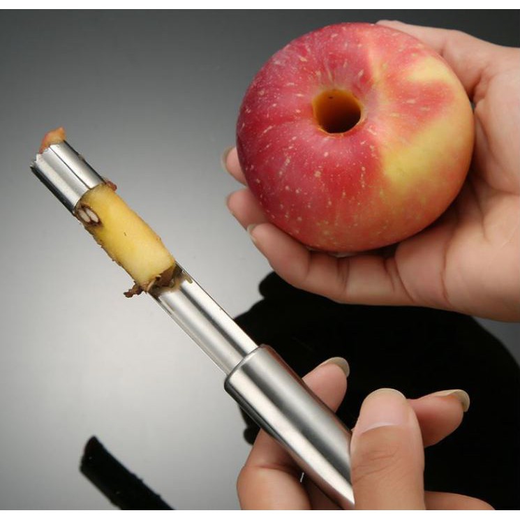 Bộ 4 inox Dụng Cụ Lấy Lõi, Ruột Lấy Lõi Hạt Tiêu Đào Lê, Trái Cây...Tiện Dụng Bằng Inox Không Gỉ - Handy Stainless Steel