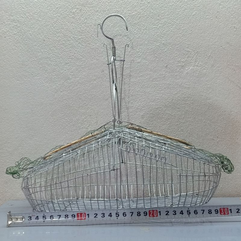Lồng bẫy khuyên bằng kẽm 2 cửa siêu nhạy 18x30x33cm - NaHi Shop