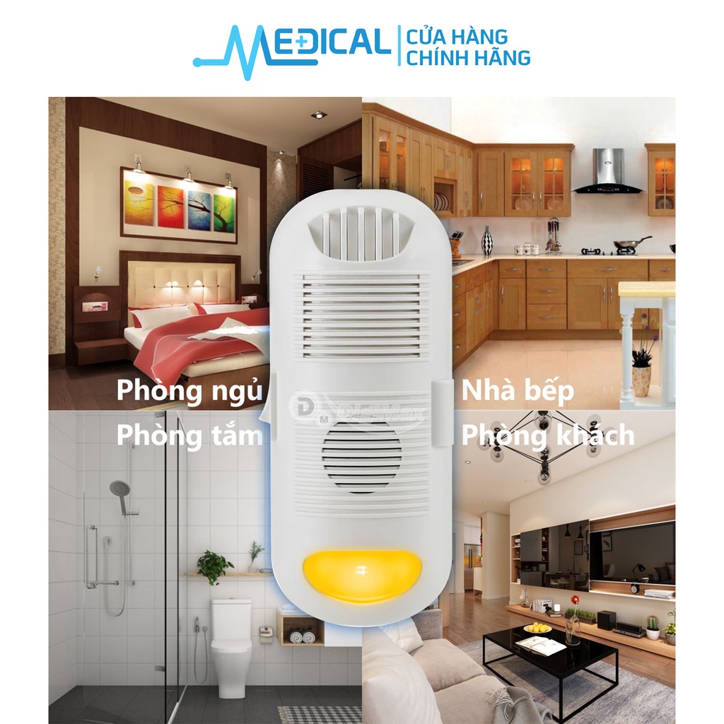 Máy diệt khuẩn phòng kín Digimax ION ÂM, 30-50m2, 24/7, 20.000 giờ, AC 220V (DP-3D6) - MEDICAL