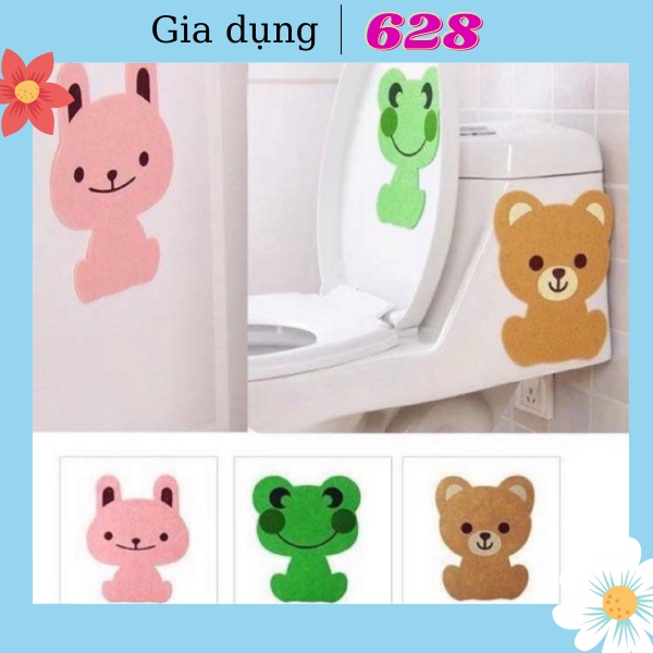 MIẾNG DÁN KHỬ MÙI TOILET THAN HOẠT TÍNH HÌNH THÚ NGỘ NGHĨNH