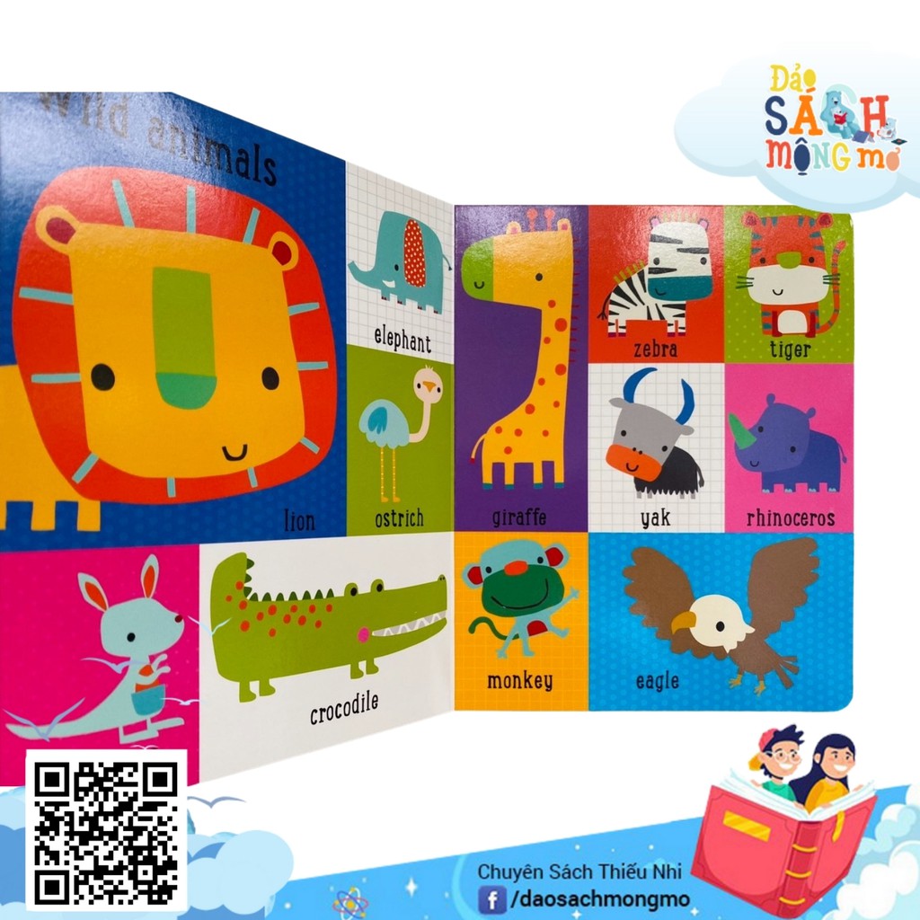 Đồ chơi kể tên First 100 Animal Words - 100 Từ Vựng Về Động Vật