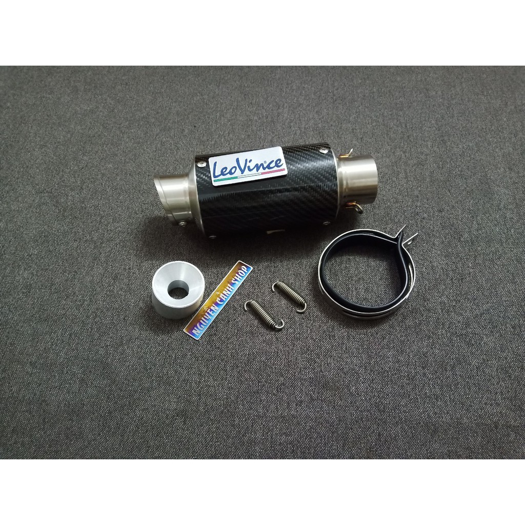 Pô leovince ngắn có tiêu tiện giảm thanh hình xéo