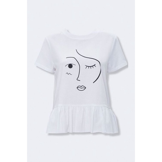 Áo thun babydoll in hình