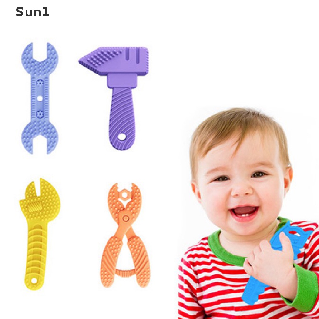Set 4 / 5 Đồ Chơi Ngậm Mọc Răng Bằng Silicone An Toàn Dành Cho Trẻ