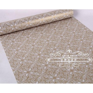 Cuộn 5m pvc giấy dán tường - hoa viền cổ điển châu âu kt173