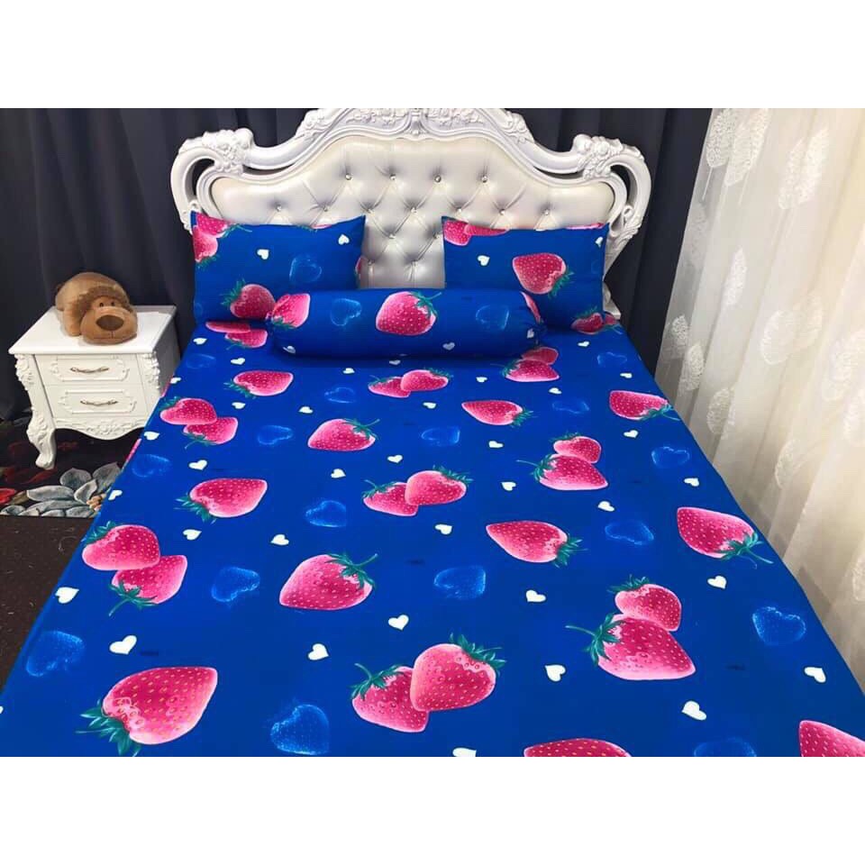 Bộ Drap Thun Màu Hàn Quốc Mát Lạnh Cực Hot nhiều màu { CHAT để chọn màu nha các bạn }1m2 và 1m4 chỉ có màu TRƠN