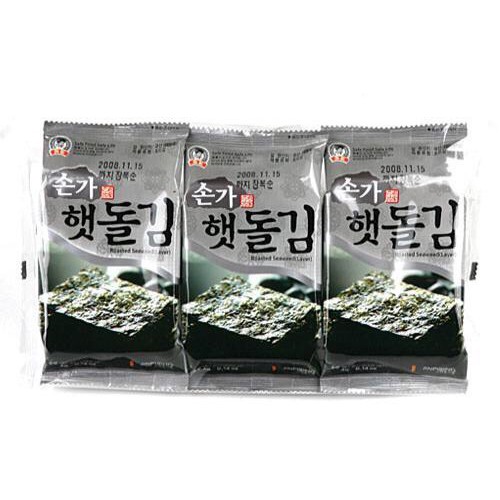 Lốc 3 gói rong biển ăn liền Godbawee Sonka Wild 5g