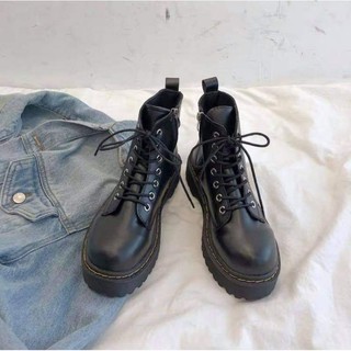Giày boot nữ cổ cao cá tính ( Hàng order)