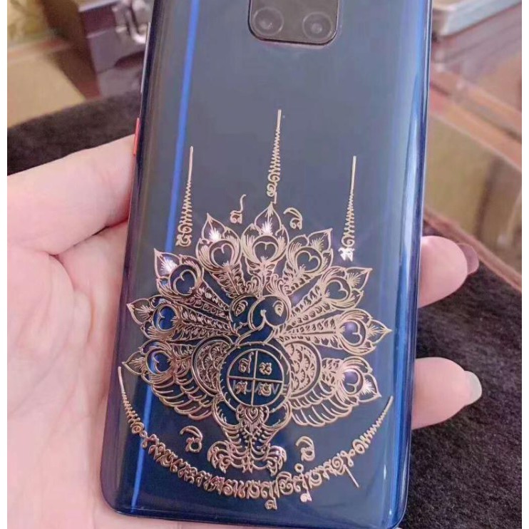 (miếng dán chiêu tài) miếng dán chim công chiều tài lộc thái lan-miếng dán điện thoại | BigBuy360 - bigbuy360.vn