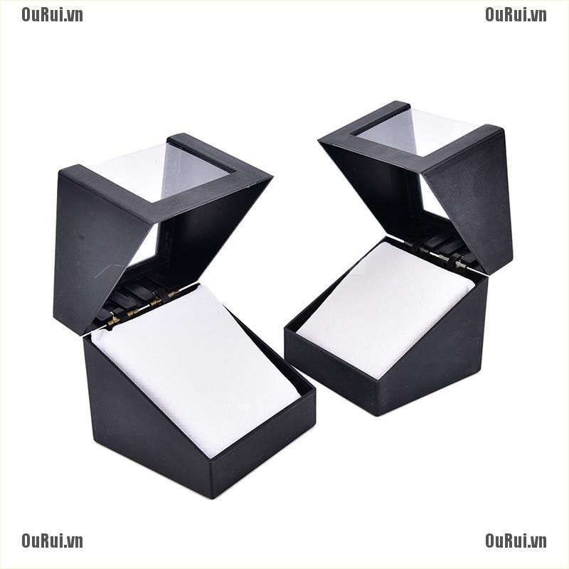 {FCC}Hộp đựng đồng hồ đeo tay kích cỡ 78*78mm bằng nhựa{OuRui.vn}