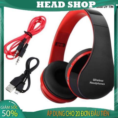 Tai nghe Bluetooth NX-8252 chụp tai thể thao không dây có mic 2 chức năng nghe HEAD SHOP