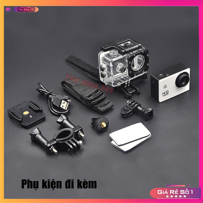 Camera Hành Trình💥Freeship💥Giảm 40k Khi Nhập [CAMERA MINI] - Camera Hành Trình Thể Thao Chống Nước Full HD 1080P | WebRaoVat - webraovat.net.vn