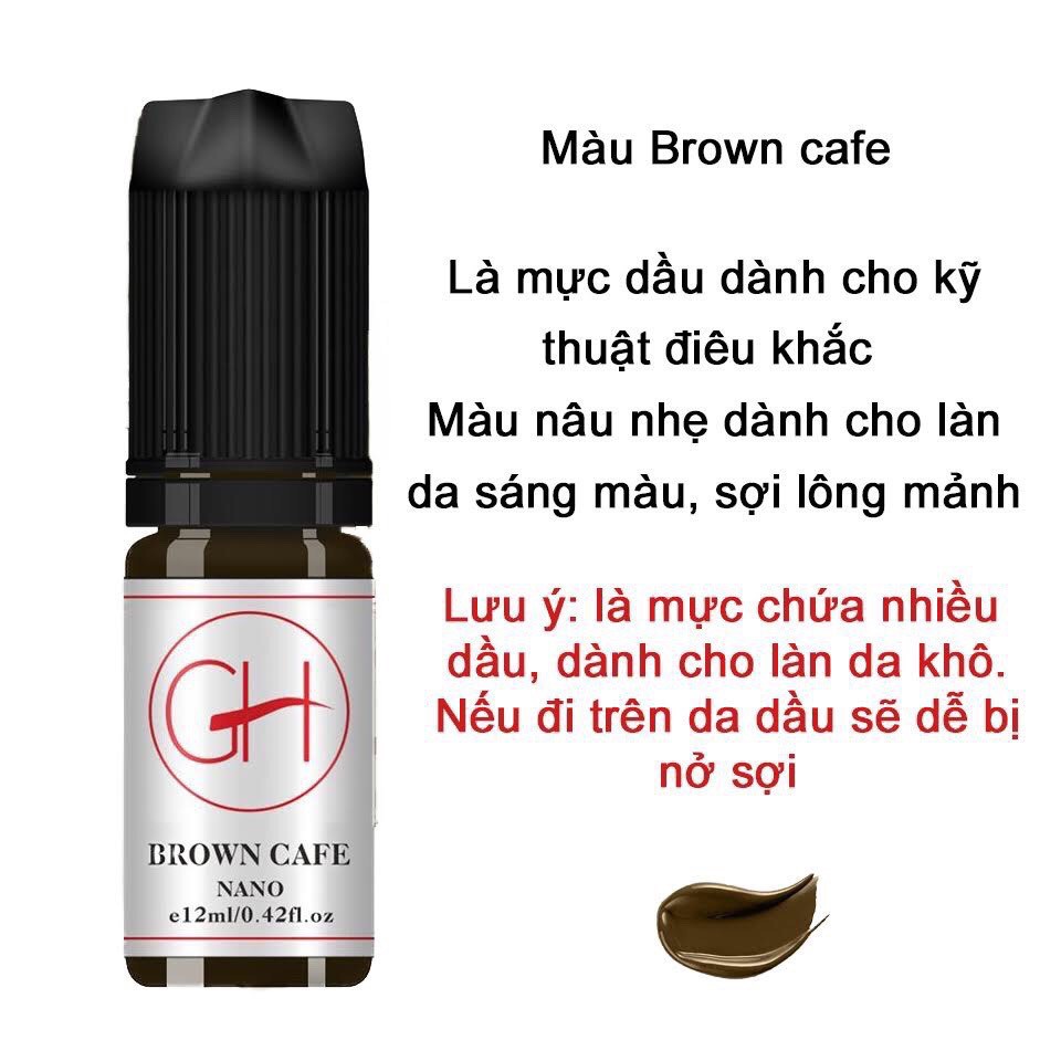 [CHÍNH HẴNG] Mực Khắc GH mini 4ml, Fullsize 12ml