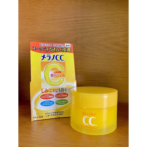 [Hàng _ Nhật_ Chuẩn] Kem dưỡng trắng da ngừa thâm mụn Melano CC Brightening Gel 100G