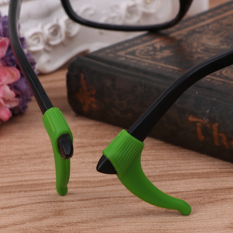 Cặp móc giữ càng kính mắt trên tai 10MK bằng silicone chống trượt tiện lợi