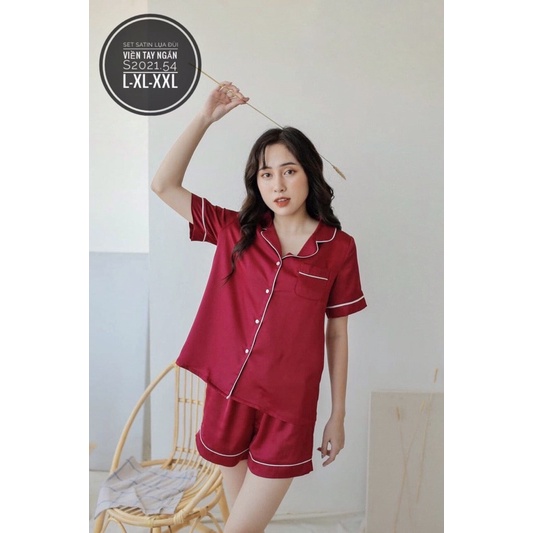 Set #bigsize đùi lụa latin viền mặc nhà 55-100kg