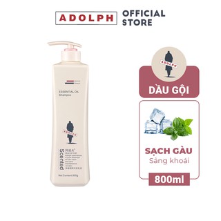 Dầu gội sạch gàu sảng khoái Adolph Purify & Clarify Shampoo làm sạch sâu, giúp tóc có hương thơm tự nhiên