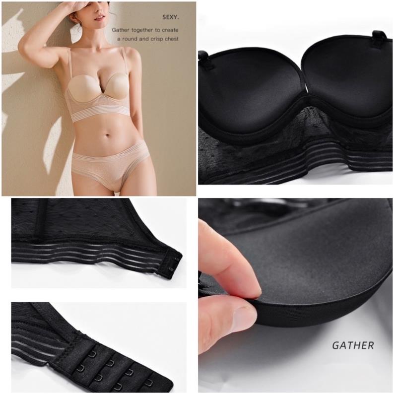 ❤️ Áo Lót Nữ Myna Ren Lưới Lưng U Bản To Có Gọng Đệm Nâng Ngực Cao Cấp 2097 ❤️