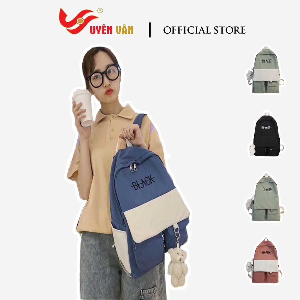 Balo nữ thời trang ulzzang hàn nhật đựng laptop 14inch đi học đi chơi H-97