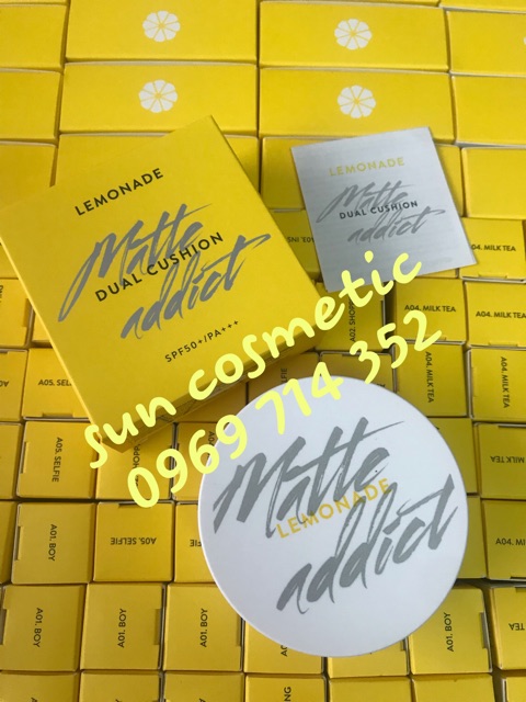 Phấn nước kiềm dầu Lemonade Matte Addict Dual Cushion | BigBuy360 - bigbuy360.vn