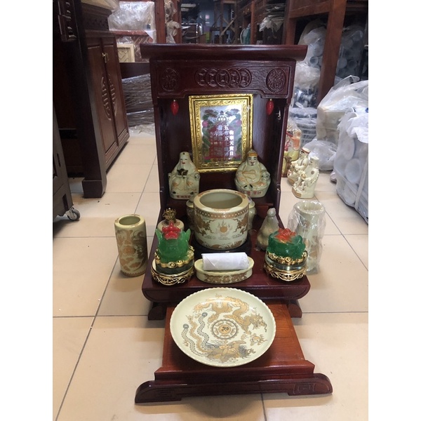 Ống hương men vàng kim