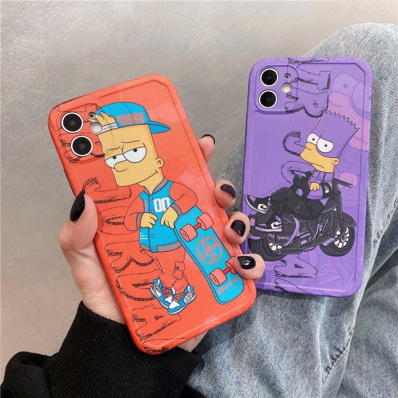 Ốp lưng iphone imd Simpson cá tính 5/5s/6/6plus/6s/6splus/7/7plus/8/8plus/x/xr/xs/11/12/pro/max/plus/promax -Awifi V4-12 | BigBuy360 - bigbuy360.vn