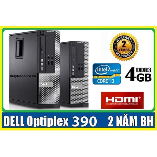 Máy tính để bàn đồng bộ Dell optiplex 390 ( Core i3 / 4G / 500G ),Có HDMI ,